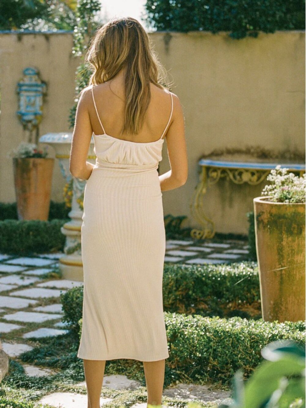 SABO Zephyr Midi Dress Cream - Picture 2 of 5